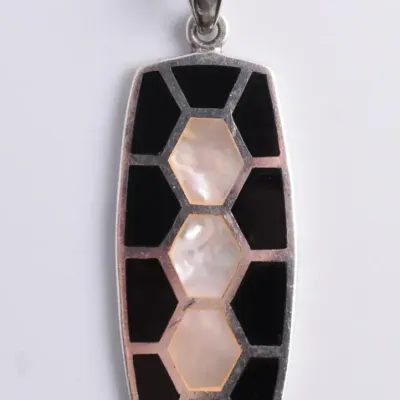 Mother Of Pearl Sterling Silver Pendant