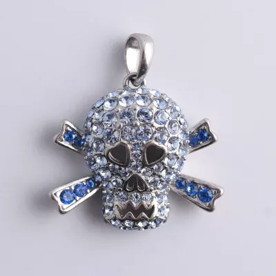 Sterling Silver Skull Pendant