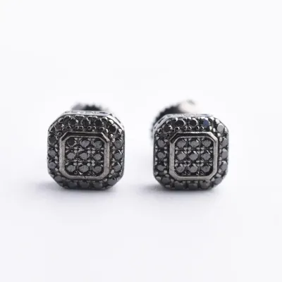 Diamond-Cut Sterling Silver stud Earrings