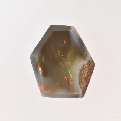 7.6ct Natural African Black Opal Cabochon