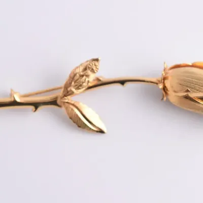 Vintage Rose Brooch