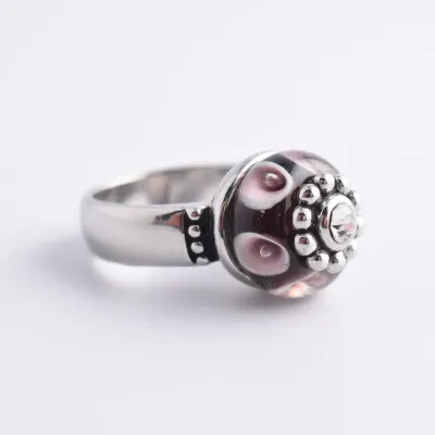Purple Glass Ring