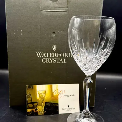 (4) Mourne Waterford Crystal Wine Glasses