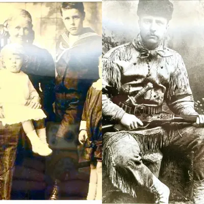 (2) Vintage Framed Photos 