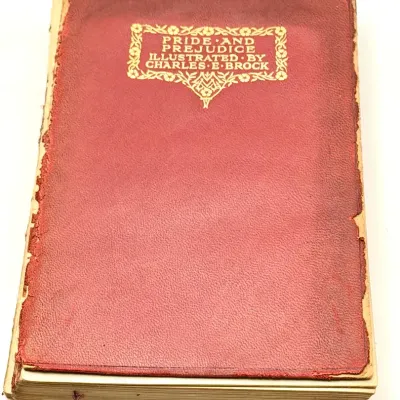 1914 First Edition Pride & Prejudice By Jane Austin Antique Book