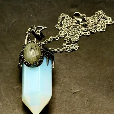 Opalite Pendant Necklace 