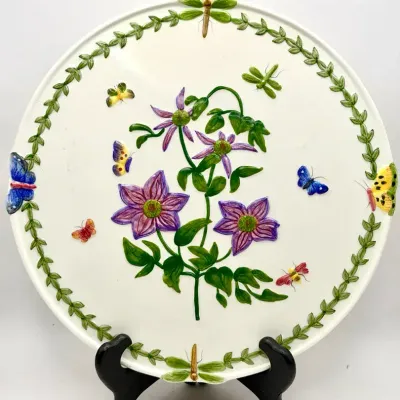 Portmeirion Botanic Garden Countertop Collection Embossed Cake Plate