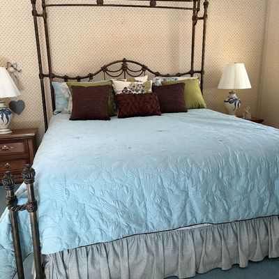 Sale Photo Thumbnail #19: California King Size Mattress approximately 4-years old in very good condition. Optional head frame can be sold with the mattress. Need to be able to move downstairs and provide transportation for piece.