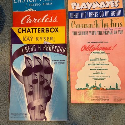 Sale Photo Thumbnail #52: Song sheets from 1940s