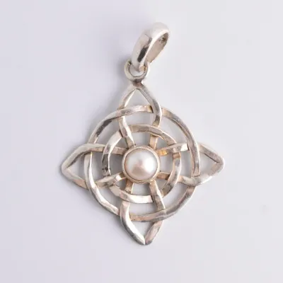 Pearl Sterling Silver Pendant