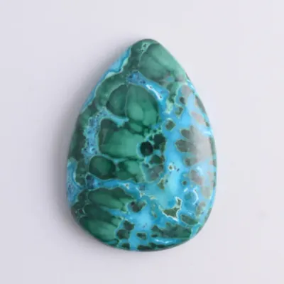 53.6ct Natural Chrysocolla Malachite Cabochon