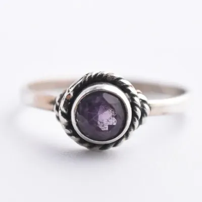 Amethyst Sterling Silver Ring