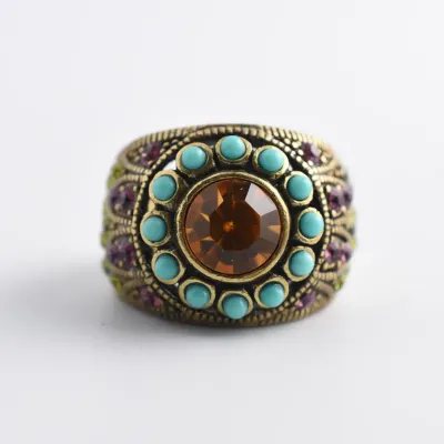 LaVintage, Ornate Gold-Toned Statement Ring