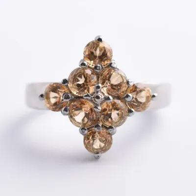 Yellow Cluster Ring