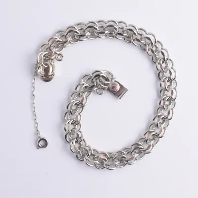 Sterling Silver Heavy Chain Bracelet
