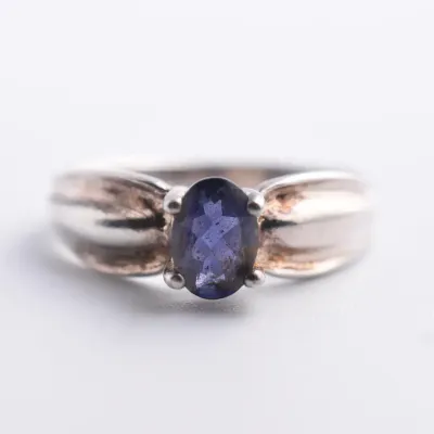 Iolite Sterling Silver Ring