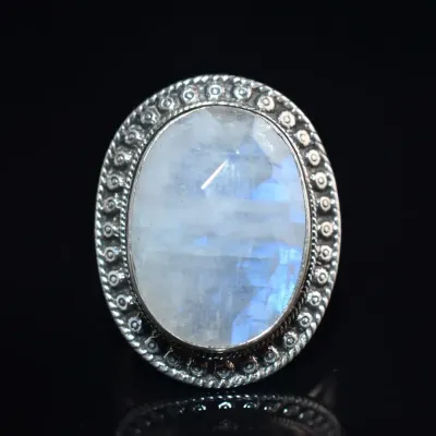 Moonstone Sterling Silver Ring