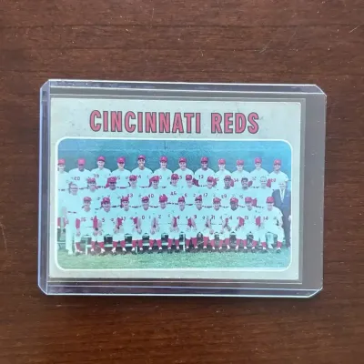 1970 Topps Baseball Card. Cincinnati Reds Team. Card #544
