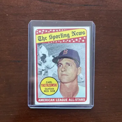 1969 Topps Baseball Card. Carl Yastrzemski - Allstar. Card #425