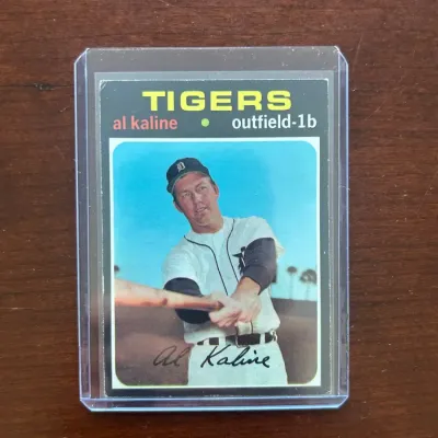 1971 Topps Baseball Card. Al Kaline - Detroit Tigers. Card #180