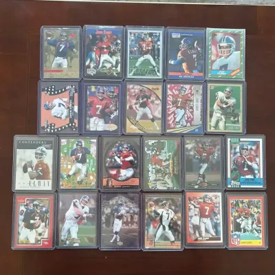Vintage John Elway Football Card Lot