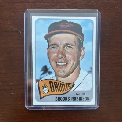 1965 Topps Baseball Card. Brooks Robinson - Baltimore Orioles. Card #150
