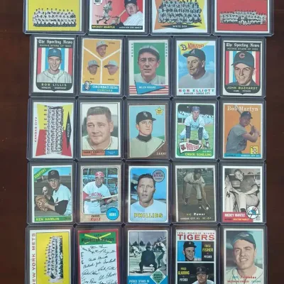 Vintage Baseball Cards. Mickey Mantle, and More