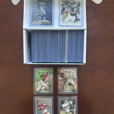 Vintage Football Cards. Troy Aikman, Randy Moss, and More