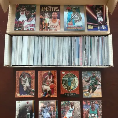 Vintage Basketball Cards. Fleer Metal, Fleer Flair, Hardwood Leaders, and More