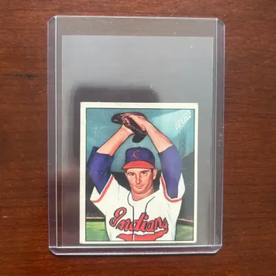 1950 Bowman Baseball Card. Marino Pieretti - Cleveland Indians. Card #181