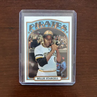 1972 Topps Baseball Card. Willie Stargell - Pittsburgh Pirates. Card #447