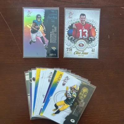 Football Cards. Travis Hunter Numbers /275, Brock Purdy, and More