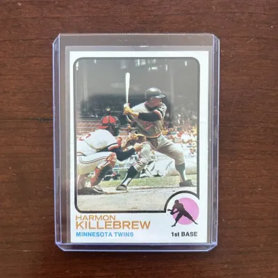 1973 Topps Baseball Card. Harmon Killebrew - Minnesota Twins. Card #170