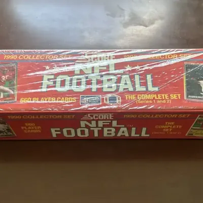 1990 Score Football Cards. Complete Set - Sealed. Barry Sanders, Bo Jackson, and More