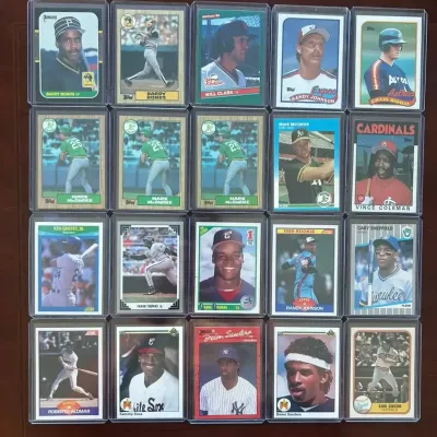 Vintage Rookie Baseball Cards. Barry Bonds, Mark McGwire, Frank Thomas, and More