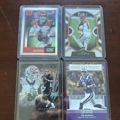 Joe Burrow Rookie Card Lot