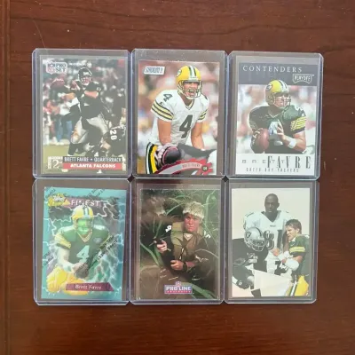 Brett Favre Football Card Lot