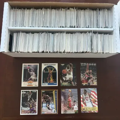 Over 1500 Vintage Basketball Cards. Reggie Miller, Karl Malone, HOFs and More