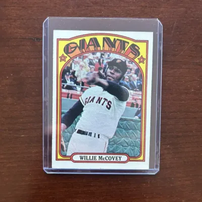 1972 Topps Baseball Card. Willie McCovey - San Francisco Giants. Card #280