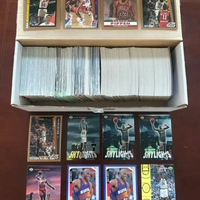 100s Of Vintage Basketball Cards. Larry Bird, Charles Barkley, and More