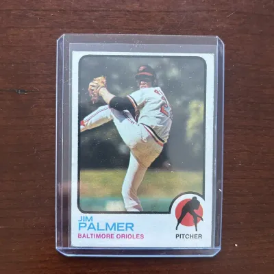 1973 Topps Baseball Card. Jim Palmer - Baltimore Orioles. Card #160