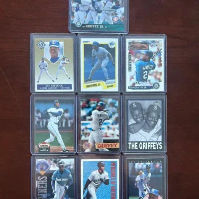 Ken Griffey Jr. Baseball Card Lot