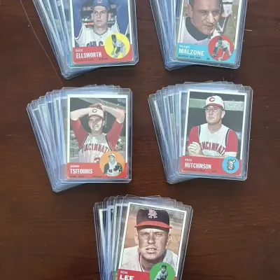1963 Topps Baseball Cards.