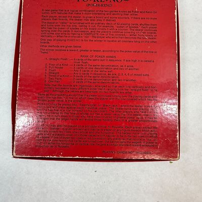 Vintage Vintage Po-Ke-No Board Game by US Playing Card Co.