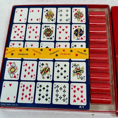 Vintage Vintage Po-Ke-No Board Game by US Playing Card Co.