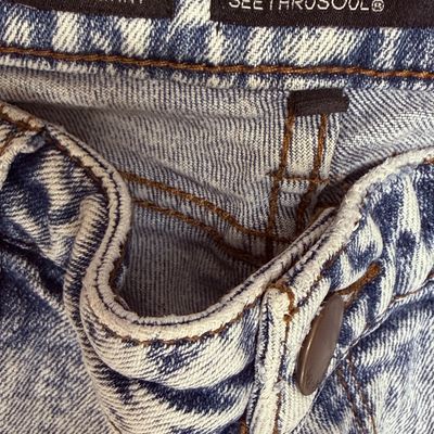 Lot of 2 Pairs Women's Cropped Jeans - Chico's & Seethrusoul Size 1 / 30