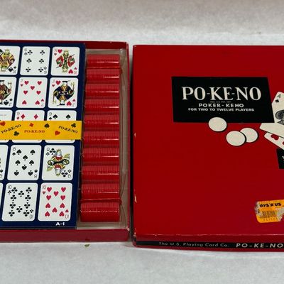 Vintage Vintage Po-Ke-No Board Game by US Playing Card Co.