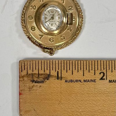 Vintage Gold Tone Pendant Watch