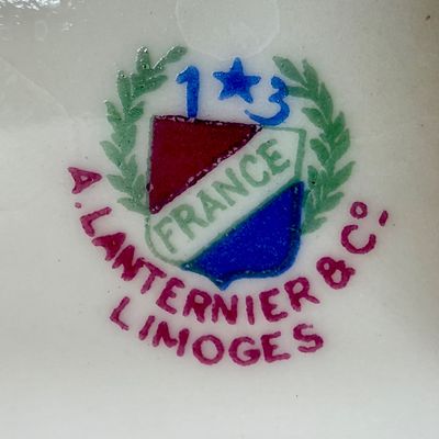 A. Lanternier & Co. Limoges France Teacup and Saucer Set