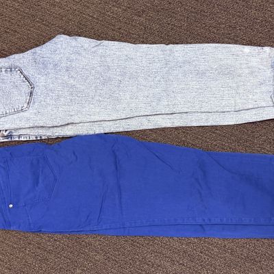 Lot of 2 Pairs Women's Cropped Jeans - Chico's & Seethrusoul Size 1 / 30